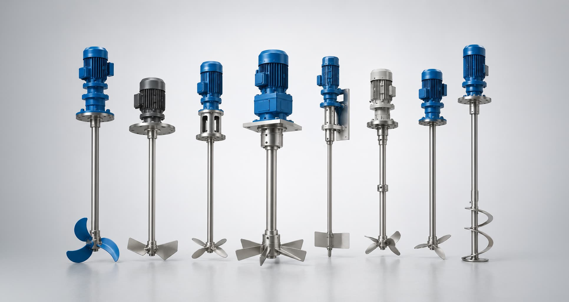 Heavy Duty Industrial Agitator and Fluid Mixing System Skid