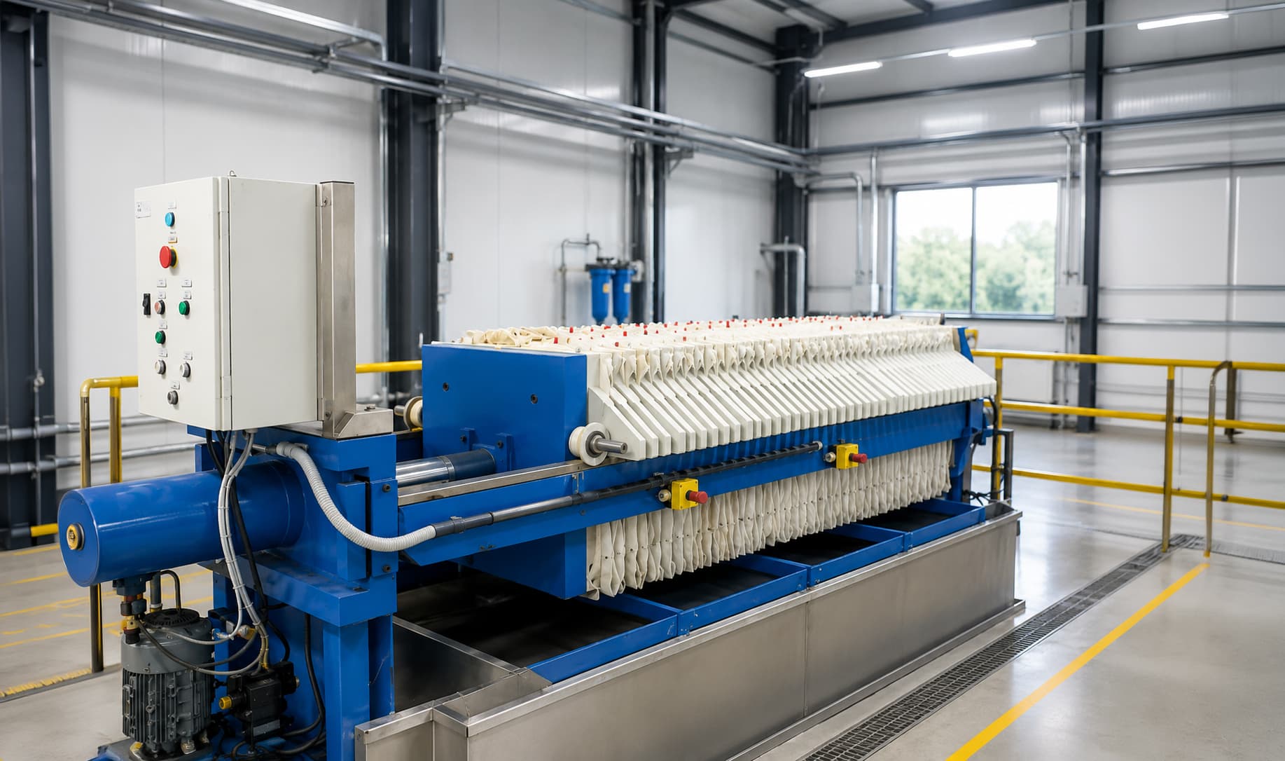 Heavy Duty Industrial Filter Press Filtration System Framework