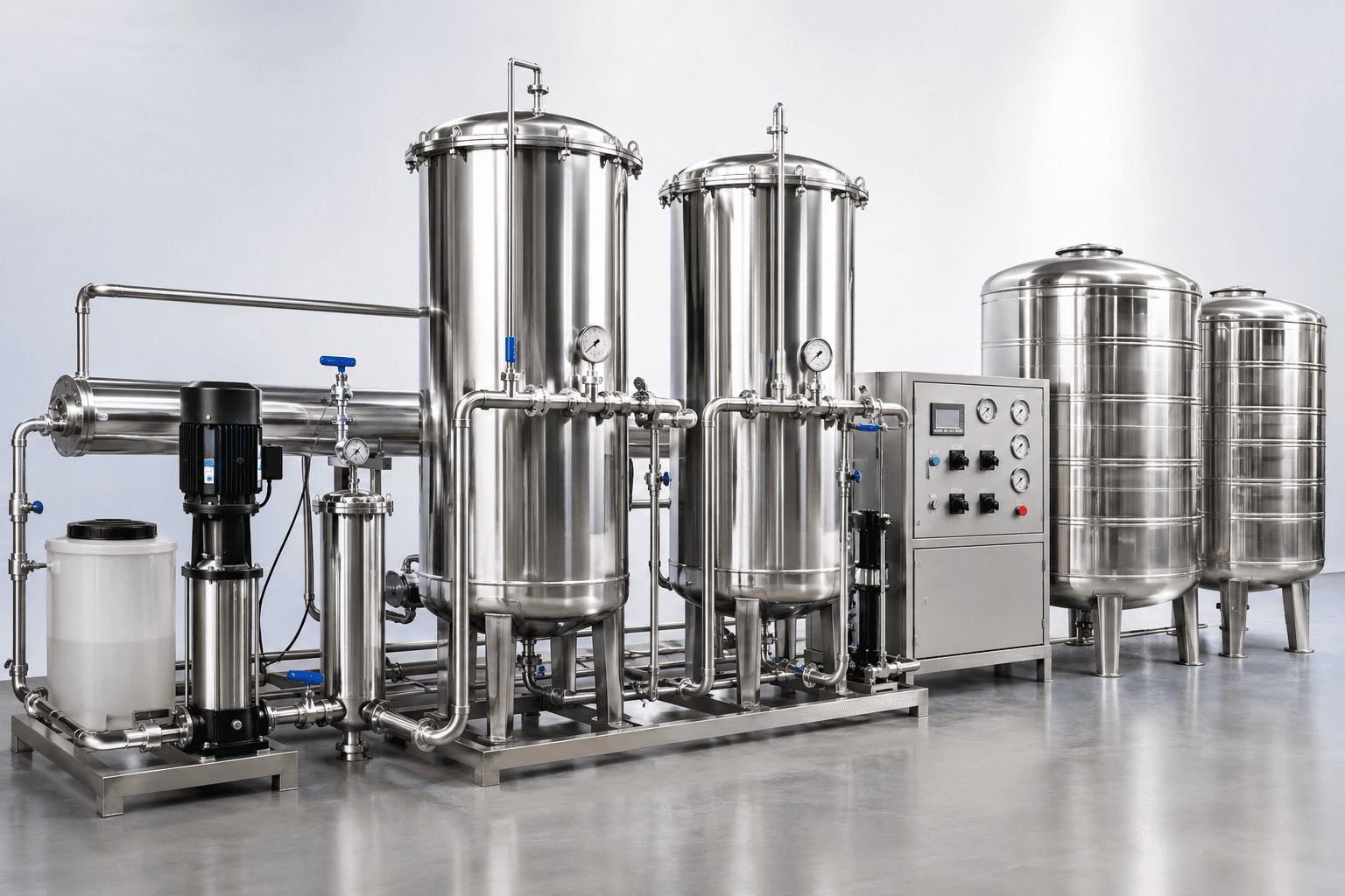 Turnkey Packaged Drinking Water Purification and Bottling Plant